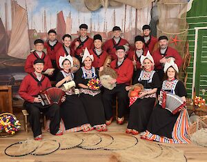 Foto in Volendams kostuum